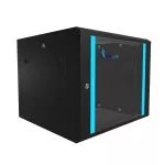 Sieninis stelažas Extralink 9U 600x600 juodas