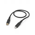 Hama Flexible 1.5 m juoda &ndash; greito įkrovimo ir duomenų laidas