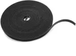 DSIT DS-IT lipnusis dirželis su kabliukais ir kilpelėmis 25 mm x 25 m juodas, ritinys
