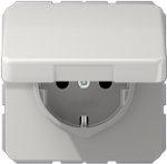 JUNG CD 1520 BFKL LG. Buchsen-Typ: CEE 7/3. Produktfarbe: Grau, Material: Thermoplast, Internationale Schutzart (IP-Code): IP44. Eingangsspannung: 250 V, Stromst&auml;rke (maximal): 16 A (CD1520BFKLLG)
