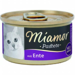 MIAMOR Meat p&acirc;t&eacute; with duck - cat treats - 85g