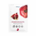 STAY WELL Maitinanti ir &scaron;viesinanti veido kaukė Climate Neutral Nourishing - Brightening Sheet Mask Pomegranat 1vnt.