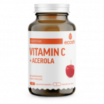 Maisto papildas Biologi&scaron;kai aktyvus vitaminas C su acerola ECOSH 90kaps.