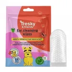Tresky - Friends Ausų valomosios servetėlės augintiniams Pet Ear Cleansing Wipes 10 vnt.