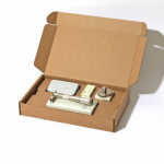 Leaf Shave Rinkinys su viena&scaron;meniu skustuvu Twig Single Edge Kit Silver