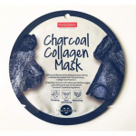 Kologeninė veido kaukė su anglimi Purederm Charcoal Collagen Mask 18g