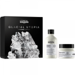 L'Or&eacute;al Professionnel Detoksikuojantis valomasis &scaron;ampūnas ir kaukė Glacial Utopia Metal Detox DUO