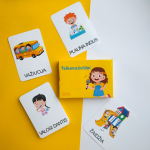 Lavinamųjų kortelių rinkinys &bdquo;Veiksmažodžiai&ldquo;
