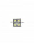 Led modulis 4x5050 SMD &Scaron;iltai baltas 1.2W