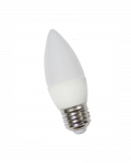 LED Lemputė E14 3W 220V su 15 SMD 3629 LED su stikliuku