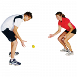 Reakcijos kamuoliukas TREMBLAY 7 cm geltonas