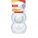 Čiulptukas NUK STAR 0-2 m Blue, 2vnt