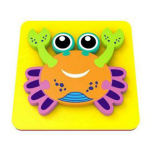 Mink&scaron;ta EVA Edukacinė dėlionė CRAB