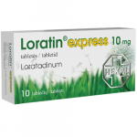 Nuo alergijos Loratin express 10 mg, 10 tab.