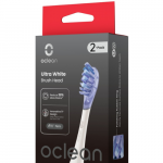 Pakaitinės galvutės &scaron;epetėliui OCLEAN X ULTRA White BRUSH HEAD, 2 vnt.