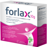 Vidurių užkietėjimui FORLAX 10 g. 10 pak.
