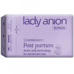 Paketai po gimdymo su anijonų juostele LADY ANION, 340 mm, 10 vnt. (-35% perkant 2 vnt.)