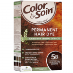 Ilgalaikiai plaukų dažai COLOR & SOIN, ruda &scaron;okolado (5B), 135 ml (-35% perkant 2 vnt.)