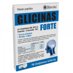 Glicinas nervų sistemai ir &scaron;irdies veiklai BIOTIKI FORTE, 50 tab.