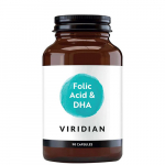 Folio rūg&scaron;tis su DHA VIRIDIAN, 90 kapsulių (-40% perkant 2 vnt.)