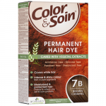 Ilgalaikiai plaukų dažai COLOR & SOIN, karamelinė ruda (7B), 135 ml (-35% perkant 2 vnt.)