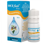 Akių la&scaron;ai be konservantų OCUFLASH BLUE, 10 ml (Dabar -4%)