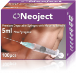 &Scaron;virk&scaron;tai su adata Neoject ST 5 ml, užspaudžiami  23G, N100 (Dabar -14%)