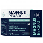 Magnio bisglicinatas MAGNUS REX 300 5,3g 28 pak. (-61% perkant 2 vnt.)