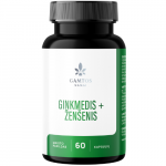 Ginkmedis + žen&scaron;enis, GAMTOS NAMAI, 60 kaps. (-53% perkant 2 vnt.)