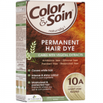 Ilgalaikiai plaukų dažai COLOR & SOIN, &scaron;viesi pelenų blondinė (10A), 135 ml (Dabar -25%)