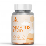 Imunitetui VITAMINAS D3 FAMILY, 60 guminukų (-53% perkant 2 vnt.)