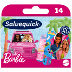 Pleistrų rinkinys vaikams SALVEQUICK BARBIE, 14 vnt. (-30% perkant 4 vnt.)