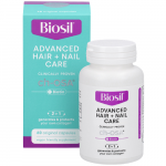 Plaukams ir odai biotino kompleksas BIOSIL ADVANCED HAIR CARE, 60 kapsulių (-45% perkant 2 vnt.)