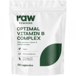 B grupės vitaminų kompleksas RAW POWDERS, 60 kaps.