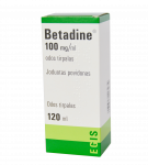 Betadine 100 mg/ml odos tirpalas, 120 ml
