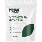 Niacinas (vitaminas B3) RAW POWDERS 500 mg., 60 kaps.