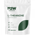 L-teaninas RAW POWDERS 200 mg., 120 kaps.
