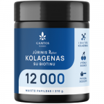 Jūrinis kolagenas vy&scaron;nių skonio GAMTOS NAMAI 12 000, 210 g (-50% perkant 2 vnt.)