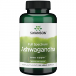 Nervų sistemai A&scaron;vaganda SWANSON Ashwagandha, 450mg, 100 kaps.