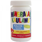 Mineralai kaulams NEW NORDIC, mi&scaron;ko uogų skonio, 60 tab. (Dabar -2%)