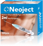 &Scaron;virk&scaron;tai su adata Neoject ST 2 ml, užspaudžiami 23G, N100 (Dabar -10%)