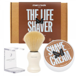 Santalmedžio aromato skutimosi priemonių rinkinys MEN ROCK, 1 vnt. (Dabar -8%)