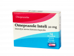 Omeprazole Inteli 20 mg kapsulės, N14