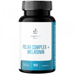 Kompleksas miegui GAMTOS NAMAI RELAX COMPLEX + MELATONIN, 90 kaps. (-50% perkant 2 vnt.)