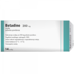 Mak&scaron;ties infekcijai gydyti BETADINE 200mg, 14 ovulių