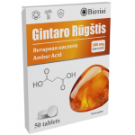 Gintaro rūg&scaron;tis BIOTIKI, 50 tabl.