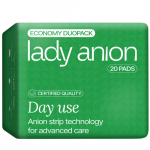 Dieniniai paketai su anijonų juostele LADY ANION, 240 mm, 20 vnt. (-40% perkant 2 vnt.)