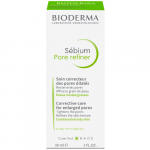 Poras sutraukiantis koreguojamasis kremas riebiai ir mi&scaron;riai odai BIODERMA SEBIUM PORE REFINER, 30 ml (Dabar -8%)