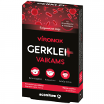 Aviečių skonio čiulpiamosios tabletės vaikams VIRONOX GERKLEI+, 15 tab. (Dabar -40%)