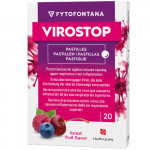 Nuo virusų mi&scaron;ko uogų skonio FYTOFONTANA VIROSTOP, 20 pastilių
